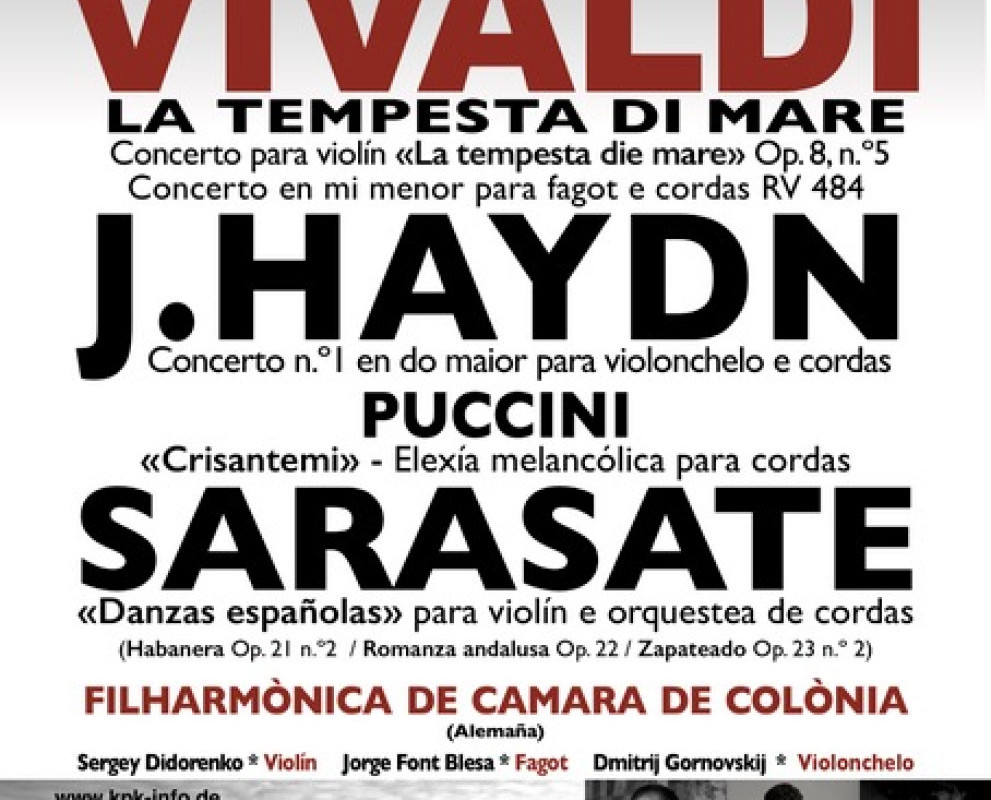 ORQUESTA DE CÁMARA  FILARMÓNICA DE COLONIA